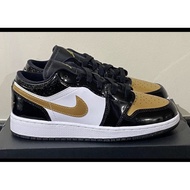 Air Jordan 1 Low SE (GS) UK 5.5. Patent Gold Toe (Released Today)…
