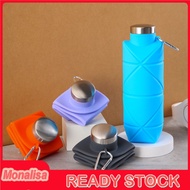 700ml Outdoor Travel Portable Folding Silicone Kettle Sports Running Riding Camping Hiking Water Bottle  -MON