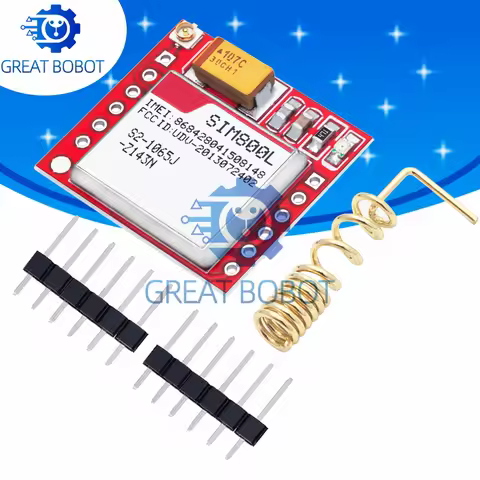 BS 1PCS Smallest SIM800L GPRS GSM Module MicroSIM Card Core BOard Quad-band TTL Serial Port