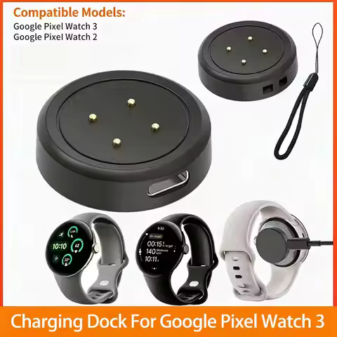 With Lanyard for Google Pixel Watch3/2 USB Smart Watch Charger Replacement Charger Google Charging D