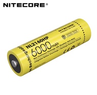 NITECORE ไฟฉาย NL2160HP 6000mAh 3.6V 21700 แบตเตอรี่ลิเธียมไอออนแบบชาร์จไฟได้