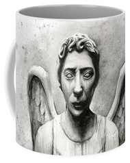 Malaikat Menangis Jangan Berkedip Seni Penggemar Doctor Who Cangkir Kopi Weeping Angel Dont Blink Do