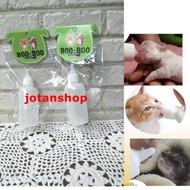 Dot Botol Susu Anak Kucing Anjing Musang Otter Hewan Nursing Bottle Putih 50ml