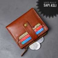 Women's Leather Wallet Genuine Cow Leather Genuine Leather Wallet Men's Women's Wallet