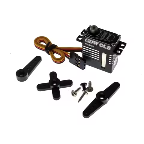 GDW RS0708 Miniature All Metal Digital High Voltage Hollow Cup Aerial Model Robot Robot Robot Arm Se