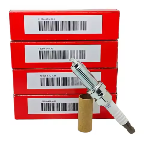 4/6Pcs 12290-6A0-A01 DILKAR8P8SY 4/10pcs Dual Iridium Spark Plug For Honda Accord Civic Acura ILX TL