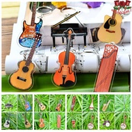 MALCOLM1 Guitar Model Pendant, VIOLIN Ukulele Guitar Acrylic Keychain, Backpack Ornament Clarinet Tr