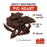 Dehydrated Pig Heart Treats (Dog Treats, Cat Treats, Pet Treats) by BigBrownDog Big Brown Dog