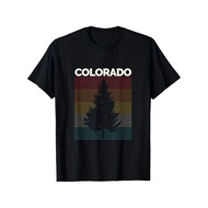 KATUN Evergreen Colorado Sunset Men's T-Shirt - Premium Cotton Mountain Theme