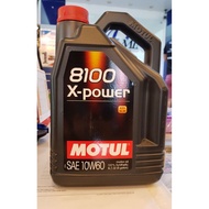 MOTUL 8100 X-POWER 10W60 10W-60 5Litre 100% Fully Synthetic Engine Oil