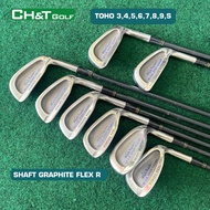 TOHO 8 iron golf club set 3,4,6,7,8,9,S Shaft Grafit Flex R original imported from Japan