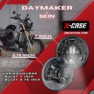 X-Case Daymaker Round Harley Headlight Custom Led Motorcycle Headlight 7 Inch/ 5.75 Inch