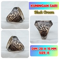 Super alpaca burnt alpaca agate ring.18