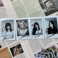 Kpop Idol【Piggy】Aespa Galaxy Special SR Polaroid card KARINA WINTER Small Card Giselle NINGNING Phot