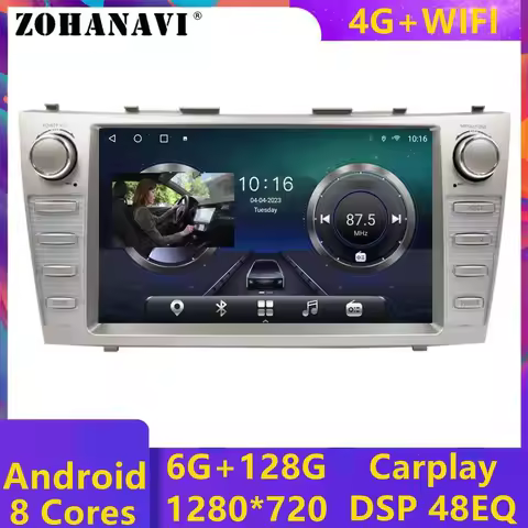 Carplay 2 Din Android AutoRadio For Toyota Camry 6 XV 40 Aurion Car Radio Stereo Multimedia Player H