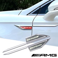 2pcs car accessory Side Doors Blade car stickers car accessories interiors for Mercedes Benz AMG CLA