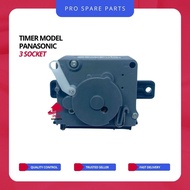 MESIN PANASONIC Model 3 Socket Washing Machine Timer - 3 Pin Box Washing Machine Timer