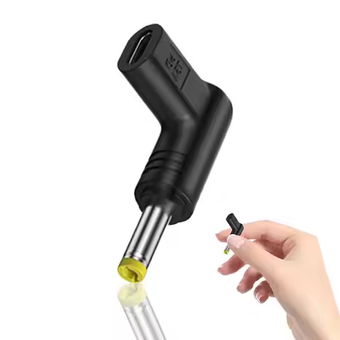 To DC Adapter 12V Type C USB Female to DC Male ConTo DC 5.5x2.5mm/5.2x2.1mm/4.8x1.7mm/4.0x1.7mm/3.5x