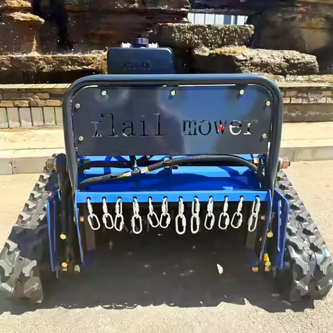 Customized New Remote Grass Cutter Petrol Hybrid Agricultural Flail Mower 500mm Rc Lawn Mowers Whole