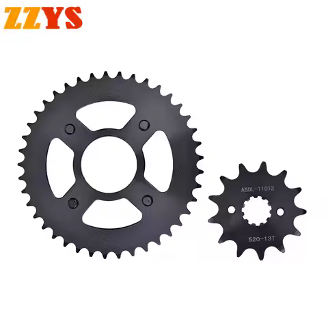 520 13T 41T 13 41 Tooth Motorcycle Front and Rear Sprocket Gear Staring Wheel For HONDA AX250 AX1 AX