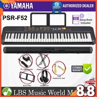 ✣Yamaha PSR-F52 61 Keys Electronic Portable Keyboard with Piano Stand and Headphone (PSRF52  PSR F52)♪