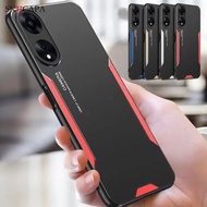 For OPPO A98 5G Aluminum Metal Phone Case For OPPO A58 A78 A97 Armor Slim Shockproof Silicone Protec