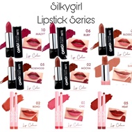 Silkygirl Matte Lip Colour Lipstick Gincu Bibir OMG | Slim Lipcolor | Moisture Rich
