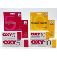 OXY ACNE PIMPLE MEDICATION ( 5 / 10 / COVER ) (SIZE: 10G / 25G )