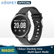 Smartwatch นาฬิกาสมาร์ทวอท KOSPET Magic Smart Watch Men Heart Rate Monitor Blood Pressure Fitness Women Bracelet Sport KW19 Smartwatch For Kid WristbandSmartwatch นาฬิกาสมาร์ทวอท Blue Color