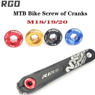 RGO MTB Bike M18 M19 M20 Cranks Screw compatible for Shimano IXF M19 Crankset Cover Aluminum BMX Road Bike Arm Bolt