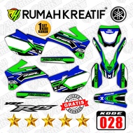 RK Juara - Decal Variasi YZF 250 Tahun 2008-2009 - Sticker Motor - Sticker Variasi - Decal Motor - L