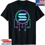 Sol Crypto Solana T-Shirt, Hot Solana Coin Blockchain Crypto Currency T-Shirt