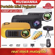 A2000 Mini Projector Portable Projector 4K1920*1080 Resolution Android WIFI LED Portable HD Projecto