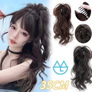 31-35cm Ponytail Hair Clip Natural Soft Hair Clip Hair Clip Ponytail Clip Wig Ponytail Fake Hair Tie