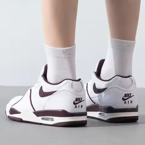 Nike original men's shoes AIR FLIGHT '89 LOW air cushion shoes retro casual shoes classic board shoe