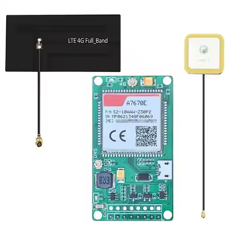 A7670E MASC 4G Cat 1 with GSM GPS Module Development Core Board A7670E-MASC A7670E-LASC TTL Serial P