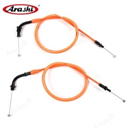Arashi Throttle Cable For HONDA CBR1000RR 2004 - 2011 Motorcycle Rubber Stainless Wire Robe Line CBR