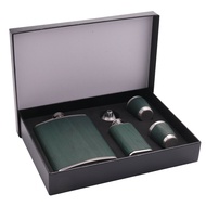 () Hip Flask Set Stainless Steel Flask of Gifts for Men 260ML Bar Camping Barbecue Portable Pocket F