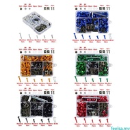 Best 177Pcs Fairing Bolt Kit CNC Alloy M5 M6 Fasteners Fits for Aprilia for fo