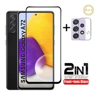 2in1 Tempered Glass Samsung A72 2021 + Anti-Scratch Glass Samsung A72 2021