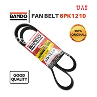 BANDO Fan Belt 6pk1210 Applicable for Teana J32L-2.0 L33L-2.0 X-Trail T31-2.0