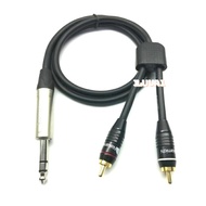 PROMO - KABEL CANARE 3MTR ORIGINAL JACK AKAI 6.5 STEREO TO 2 RCA