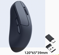 เมาส์ไร้สายขนาดเล็ก M3 Keychron 2.4 GHz/5.1บลูทูธ/เมาส์มีสายพร้อมเซ็นเซอร์3395 PixArtปุ่มตั้งโปรแกรม