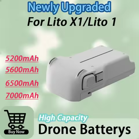 5200mah/5600mah/6500mah/7000mah plus Battery For Lito X1 Intelligent Flight battery Flight Time For 