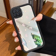 HP Casing OPPO A93 F17 Pro OPPO Reno 4F Reno 4 Lite Case Casing small bow pattern HP Casing Silicone
