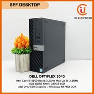 DELL OPTIPLEX 3040 SFF INTEL CORE I5-6500 8GB RAM 240GB SSD USED DESKTOP REFURBISHED PC