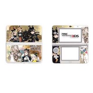 全新Bravely Archive New Nintendo 3DS 保護貼 有趣貼紙 全包主機4面