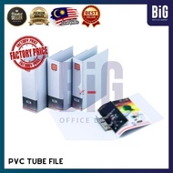 【READY STOCK】PVC Tube File | East File Emi File | 2T 3T 4T Tube File | A4 30mm 50mm 80mm