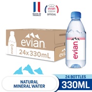evian Natural Mineral Water (24 x 330ml Case)