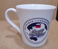 海軍杯 海軍 2017 106年軍艦敦睦遠航訓練支隊馬克杯-杯口有缺角